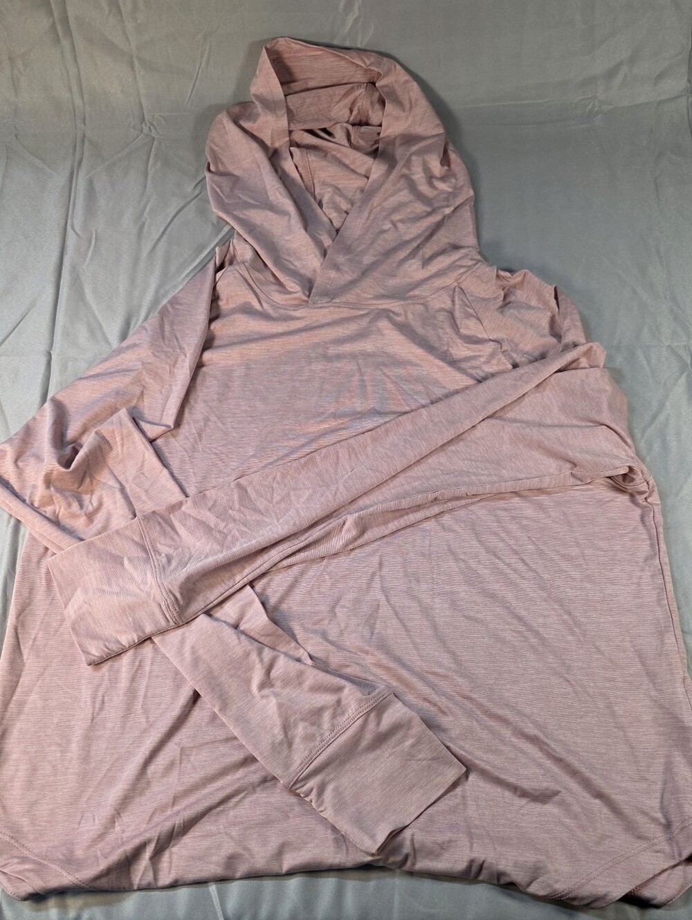 Swiss Alps Women's Lightweight Active Pullover Hoodie - Pink / Mauve Heathered